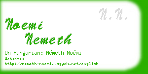 noemi nemeth business card